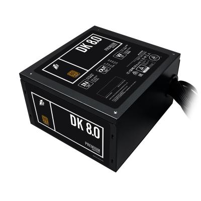 Блок питания 1STPLAYER DK PREMIUM PS-500AX, 500W, ATX, APFC, BRONZE, 20+4pin, 4+4pin, 6*Sata, 2*Molex, 2*PCI-E 6+2pin, Вентилятор 12см, 140x150x86 м