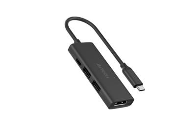 A4TECH DST-40C 4-IN-1 DOCK USB-C (USB-C Power, USB3.0, USB2.0, 4K HDMI 30Hz)