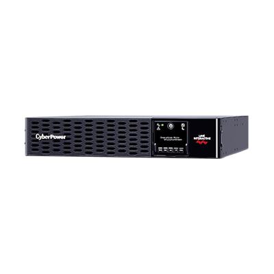 Источник бесперебойного питания, CyberPower, PR3000ERTXL2UA, Мощность 3000ВА/3000Вт, PR-серия, Линейно-интерактивный, Стоечный 2U, ЖК, Smart, RS-232 Диапазон работы AVR:151-302В, Бат.блок1 шт., Вых: 6xIEC C13/2хIEC C19, Чёрный