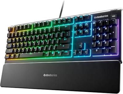 SteelSeries Apex 5 Mechanical Gaming Keyboard RGB Backlight, ENG