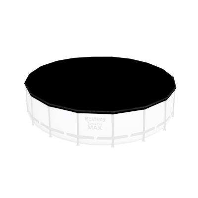 Тент для каркасных бассейнов диаметром 549 см, BESTWAY, 58039, Винил PVC, Чёрный, Цветная коробка