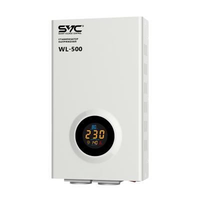 Стабилизатор (AVR) SVC WL-500, Мощность 500ВА/500Вт, LED-дисплей, Диапазон работы AVR: 140-260В, Вых.: 220В+/-7%, 1 х Schuko, Кабель питания: 1,35м, Белый