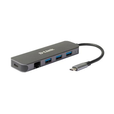 Сетевой адаптер, D-Link, DUB-2334/A1A, Gigabit Ethernet/USB Type-C