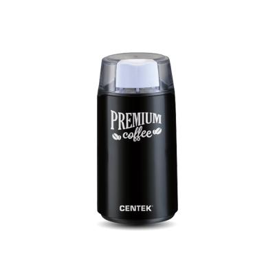 Кофемолка, Centek, CT-1360, 250Вт, 45 г, 5 чашек ароматного кофе, Прозрачная крышка, Черный