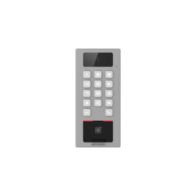 Терминал доступа-видеодомофон HIKVISION DS-K1T502DBFWX-C отпечаток,Mifare,WIFI,IP65,IK09