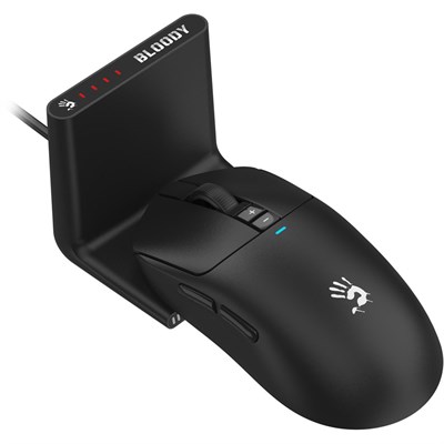 A4TECH BLOODY R72 PRO DUO WAVELINK DUAL WIRELESS 26000CPI GAMING MOUSE 2.4GHz / USB DOCK BLACK