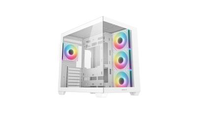 DEEPCOOL ATX CG530U 4F WH WHITE w/o PSU USB3.0×2、USB2.0×1 Front, Type-С, 120mm*4 ARGB fans