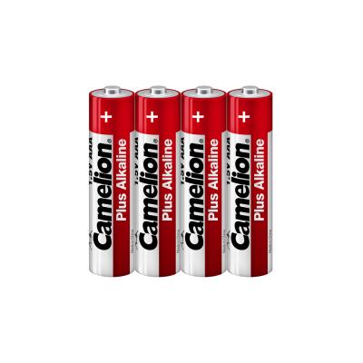 Батарейка, CAMELION, LR03-SP4, Plus Alkaline, AAA, 1.5V, 1150 mAh, 4 шт в плёнке