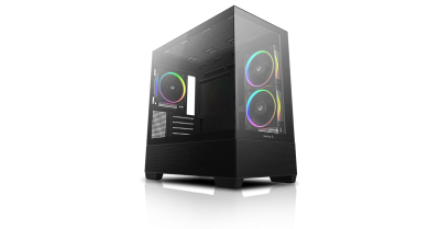 DEEPCOOL MATX CG380 3F w/o PSU USB3.0Ч2 Front , Type-C + 120mm*3 ARGB fans