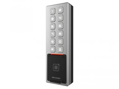Терминал доступа HIKVISION DS-K1T805MBFWX Mifare,отпечаток,пароль,Bluetooth