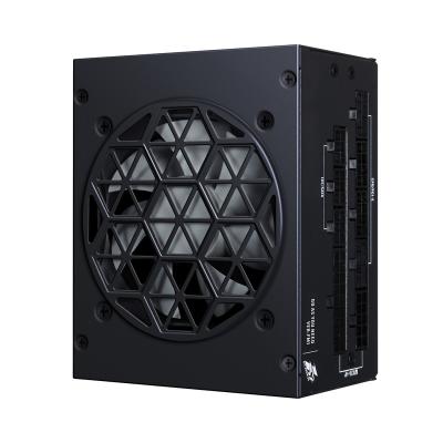 Блок питания 1STPLAYER SFX PS-750SFX-BK, 750W, SFX, APFC, PLATINUM, 20+4 pin, 2*4+4pin, 8*Sata, 4*Molex, 3*PCI-E 6+2pin, Modular, Вентилятор 8см, Черный