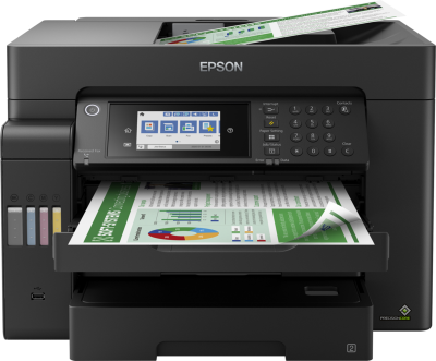 МФУ Epson L15150 фабрика печати (Printer-copier-scaner,Fax  A3+, 25/12ppm (Black/Color), 64-256g/m2, 4800x1200dpi, 1200x2400 scaner, USB,Wi-Fi)