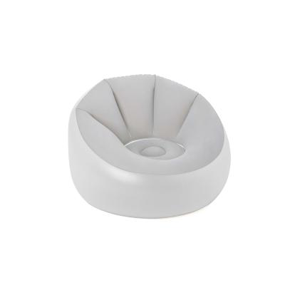 Кресло надувное Inflate-A-Chair LED 102 х 97 х 71 см, BESTWAY, 75086, Винил, Флокированная поверхность, Встроенная LED-подсветка (3xAAA), Нагрузка до 100 кг., Серое, Цветная коробка