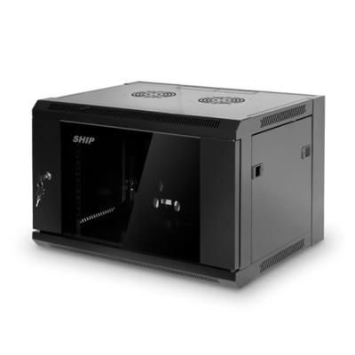 Шкаф коммуникационный настенный, SHIP, 5606.01.100, SE серия, 19'' 6U, 570*600*380 мм, Ш*Г*В, IP20, Чёрный
