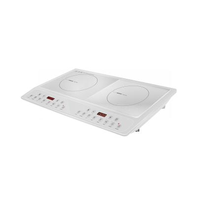 Плитка индукционная, Centek, CT-1514, 3500Вт, 2 конфорки, 8 наст мощ-ти, 7 программ, Таймер, LED, White
