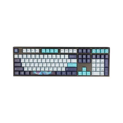 Клавиатура, Varmilo, Aurora VEA108, A26A060D4A3A06A048, Cherry MX Red, Механическая, Подсветка, 358*134*35мм, Англ/Рус, Черный