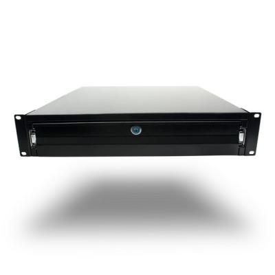 Выдвижной ящик, SHIP, 702302100, Для шкафов и стоек размера 19", (482mm*441mm*2U), Чёрный