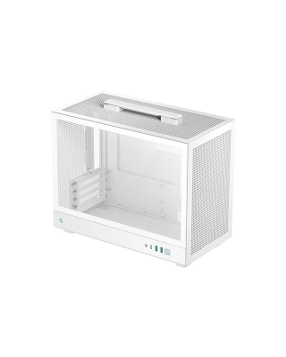DEEPCOOL MATX CH160 PLUS WH WHITE w/o PSU USB 3.0 Front Type-C, Mesh panel