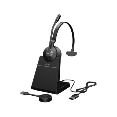 Гарнитура, Jabra, 9559-450-111, Jabra Engage 55 MS Stereo USB-A, EMEA, радиус действия Беспроводная связи 150 м, защита слуха Safetone 2.0, Микрофон с шумоподавлением, Уровень безопасности DECT C