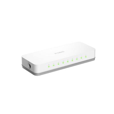 Коммутатор, D-Link, DES-1008C/B1A, Настольный, 8 портов 10/100M RJ45, Корпус пластик