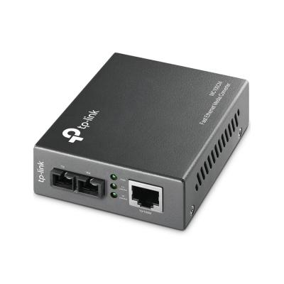 Медиаконвертер, TP-Link, MC100CM, Многомодовый 2 км, 1310нм, 1 порт 100 Mбит/с SC/UPC, 1 порт 100M RJ45 порт (Auto MDI/MDIX)