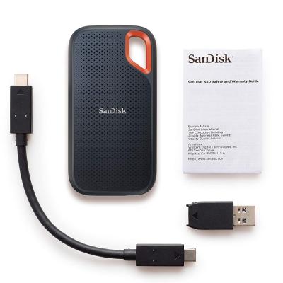Внешний твердотельный накопитель SSD 2TB SanDisk Extreme Portable V2 SDSSDE61-2T00-G25, IP55, USB 3.1 Gen 2 Type-C, USB, Black