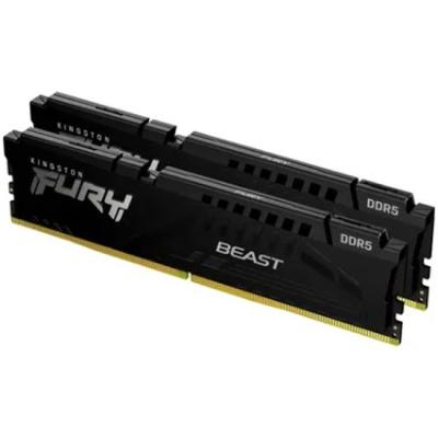 DDR5 16GB (2x8GB) PC-48000 (6000MHz) KINGSTON FURY BEAST BLACK EXPO KF560C30BBEK2-16