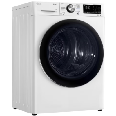 Сушильная машина LG DC90V9V9WN 9кг White Black/Glass
