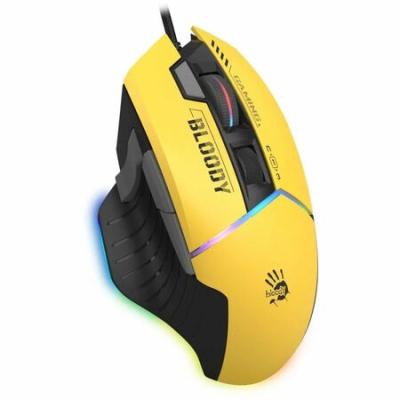A4TECH BLOODY W95 MAX GAMING MOUSE 12000CPI SPORT LIME RGB EXTRA FIRE ACTIVE USB BLACK