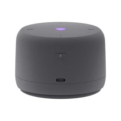 УмнаяколонкаЯндексYNDX-00028GRY,ЯндексСтанцияЛайт2сАлисойбезчасов,6Вт,2 микрофона, 120-16 000 Гц, Wi-Fi (2,4–5 ГГц), Bluetooth 5.0, Графит