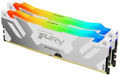 DDR5 32GB (2x16GB) PC-51200 (6400MHz) KINGSTON FURY RENEGADE RGB XMP KF564C32RSAK2-32