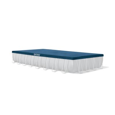 Тент для каркасных бассейнов размером 975 х 488 см, INTEX, 10757, Винил PVC, Чёрный, Коричневая коробка