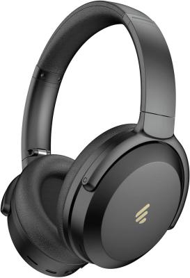 Наушники Edifier WH700NB Pro, Bluetooth 5.4, USB Type-C, Длина кабеля 1.3 м, Hi-Res Audio, Шумоподавление, Гибридная технология ANC, Полноразмерные, Экокожа, Черный