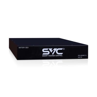 Батарейный блок, SVC, для ИБП RT-6KL-LCD, Стоечный 19" 2U, 12В/7Ah*16шт., Чёрный