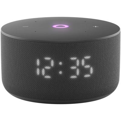 УмнаяколонкаЯндексYNDX-00027BLK,ЯндексСтанцияМини3сАлисой,YaGPT,12Вт,1 динамик, 3 микрофона, 110-16 000 Гц, Wi-Fi (2,4–5 ГГц), Bluetooth 5.0, Черный