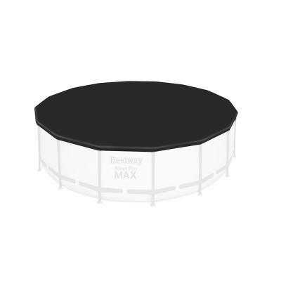 Тент для каркасных бассейнов диаметром 488 см, BESTWAY, 58249, Винил PVC, Также подходит для бассейнов Hydrium 460см, Чёрный, Цветная коробка