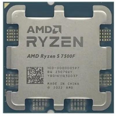 CPU AM5 AMD RYZEN 5 7500F 4.2-5.0GHz,32MB Cache L3, 6Cores + 12Threads,Tray, Raphael