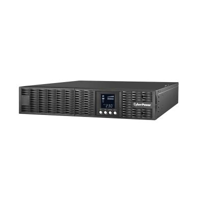 Источник бесперебойного питания, CyberPower, OLS3000ERT2U, Мощность 3000ВА/2700Вт, OLS-серия, On-Line, Стоечный 2U,ЖК/ Smart/USB/Tel.line, Диапазон работы AVR:160-300В, Бат.блок1 шт.12В/9Ач*6 шт., Вых: 8xIEC C13/1хIEC C19, Чёрный