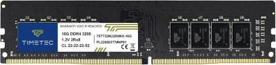 DDR4 16GB PC-25600 (3200MHz) 1.2V, CL22, 288-Pin UDIMM, Desktop, Kingston [KVR32N22S8/16]