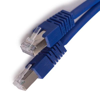 Патч Корд, SHIP, S8025BL0300-P, Cat.6A, SFTP, LSZH, RJ-45, 3 м, Синий, Экранированный, Пол. пакет