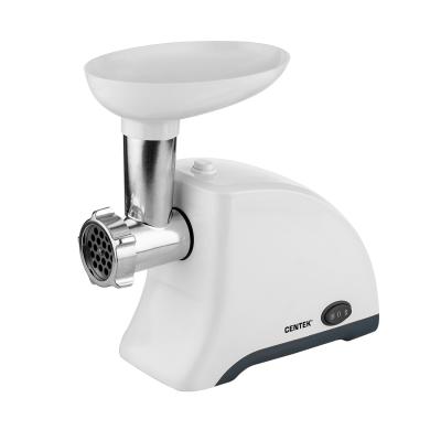 Мясорубка, Centek, CT-1609, 1550W, Реверс, 2 диска, Стальной нож и узлы, Белый