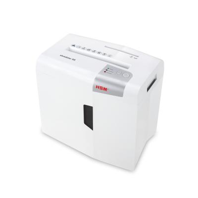 Шредер, HSM, Shredstar X8, 1044121, фрагмент 4,5x 30мм, P-4, режущая способность 8л, Ёмкость корзины 18л, Уничтожение CD/кредитные карты/Скрепы, белый