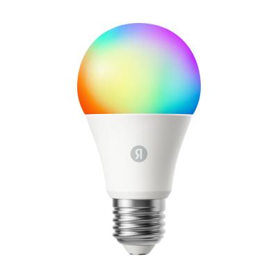УмнаялампочкаЯндексYNDX-00558,E27,9Вт,806лм,2700-6500К,RGB,Wi-Fi(2,4ГГц), Экосистема Яндекс, белый