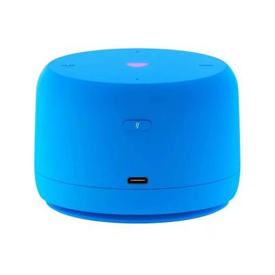 УмнаяколонкаЯндексYNDX-00028BLU,ЯндексСтанцияЛайт2сАлисойбезчасов,6Вт,2 микрофона, 120-16 000 Гц, Wi-Fi (2,4–5 ГГц), Bluetooth 5.0, Синий