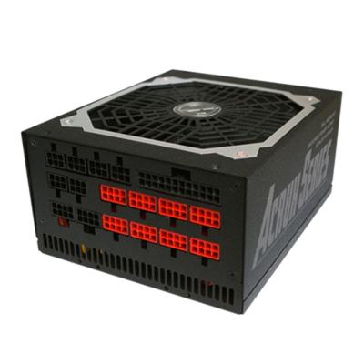 Блок питания Zalman ZM1000-ARX, 1000W, ATX, Platinum, APFC, 20+4pin, 2*4+4pin, 12*Sata, 8*Molex, 6*PCI-E 6+2 pin, FDD, Модульный, Вентилятор 13,5см, Черный