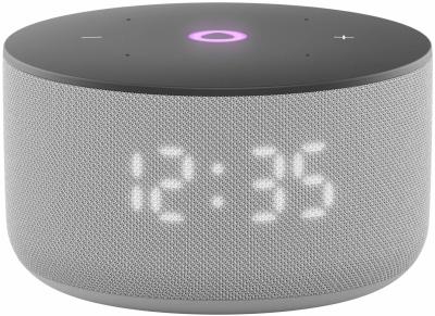 УмнаяколонкаЯндексYNDX-00027GRY,ЯндексСтанцияМини3сАлисой,YaGPT,12Вт,1 динамик, 3 микрофона, 110-16 000 Гц, Wi-Fi (2,4–5 ГГц), Bluetooth 5.0, Серый