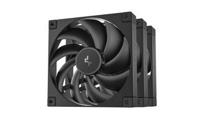Cooler for PSU/CASE DEEPCOOL FD14(3 IN 1 SET) ARGB PWM HDB BLACK 400-1650rpm 140mm