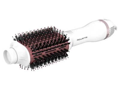 Фен-щетка ROWENTA Volumizer CF6135F0 белый/розовый