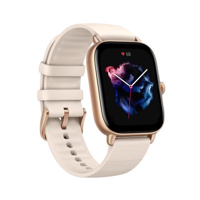 Смарт часы, Amazfit, GTS 3 A2035, Дисплей 1.75" AMOLED Ultra HD, Разрешение 341 PPI, Водонепроницаемость (5 АТМ), GPS, Батарея 250 мАч, Чёрный графит