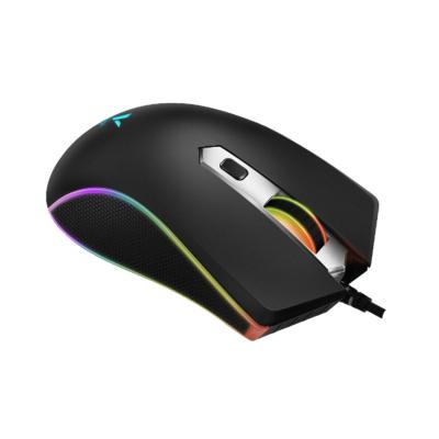 Компьютерная мышь Rapoo V28S, Игровая, Оптическая, Проводная, 7000 dpi, RGB, Длина кабеля 1,8 метра, Чёрный
